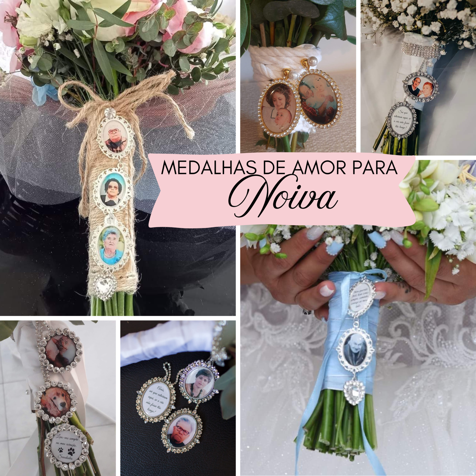Medalhas de Amor para Noiva