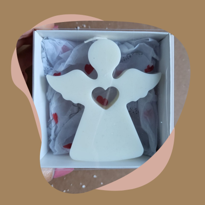 Vela Anjo para lembrança