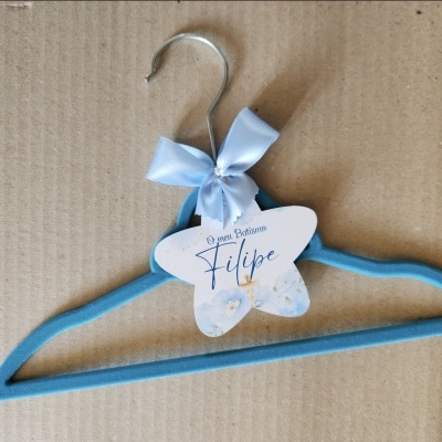 Cabide de Batismo personalizado