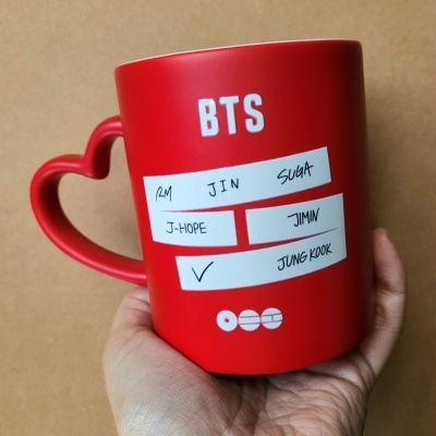 Caneca Coração BTS