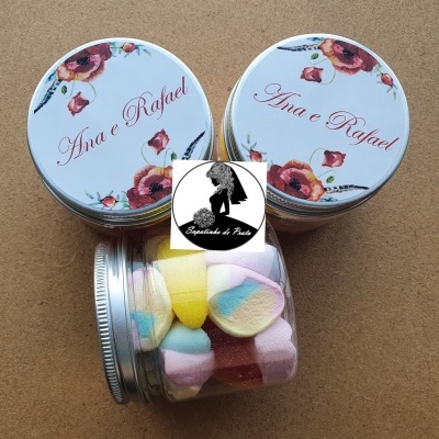 Frasco vazio com Logotipo