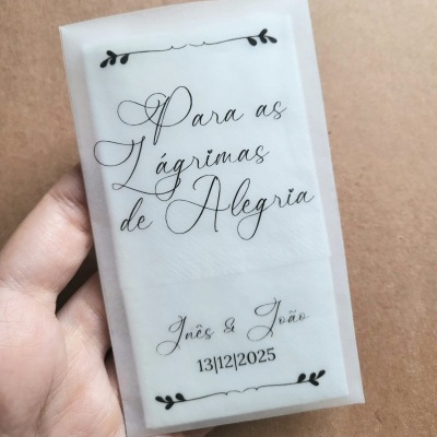 Lágrimas de Alegria em papel vegetal