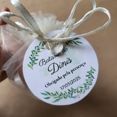 Etiqueta em cartolina