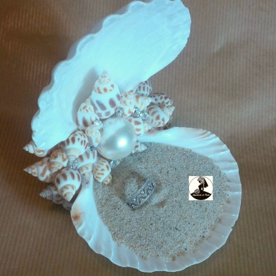 Porta Alianças em Concha