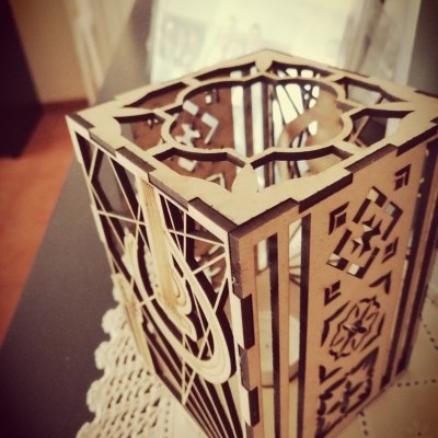 Lâmpada em Madeira Fado Lâmpada em Madeira Fado