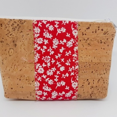 Porta Moedas em Cortiça e Tecido