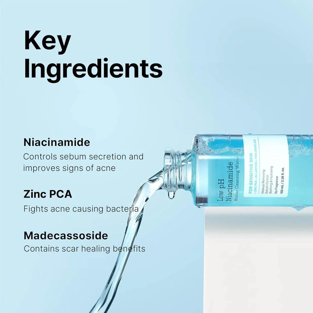COSRX Low pH Niacinamide Cleansing Water 100 ml