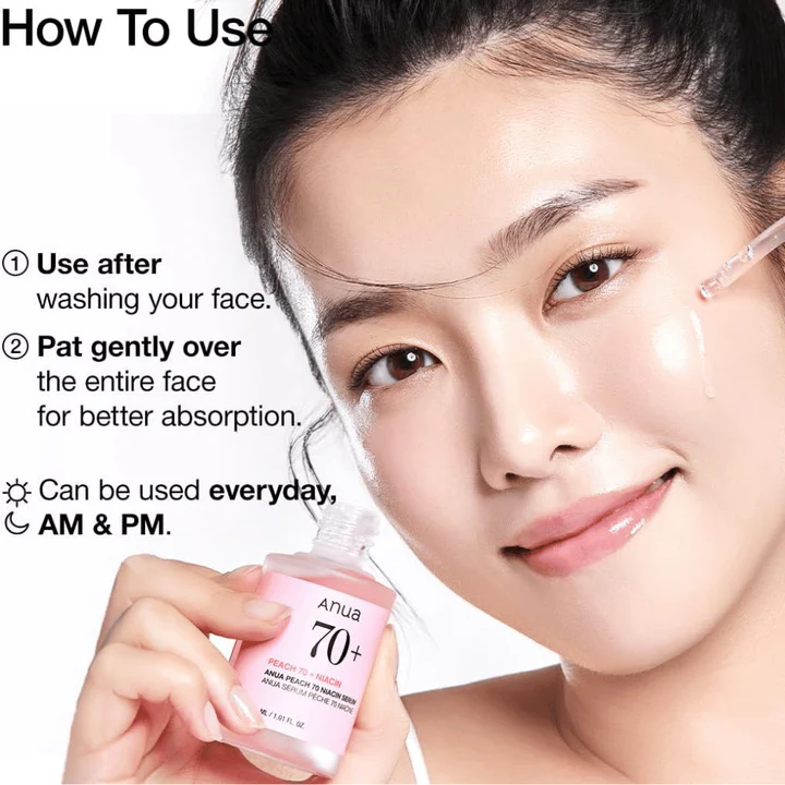 Anua Peach 70% Niacinamide Serum 30 ml