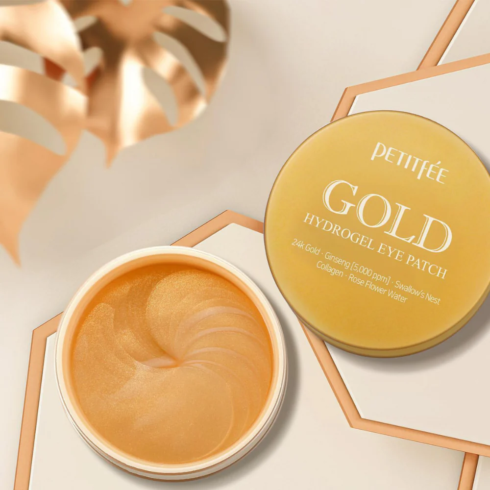 PETITFEE Gold Hydrogel Eye Patch - 60unidades