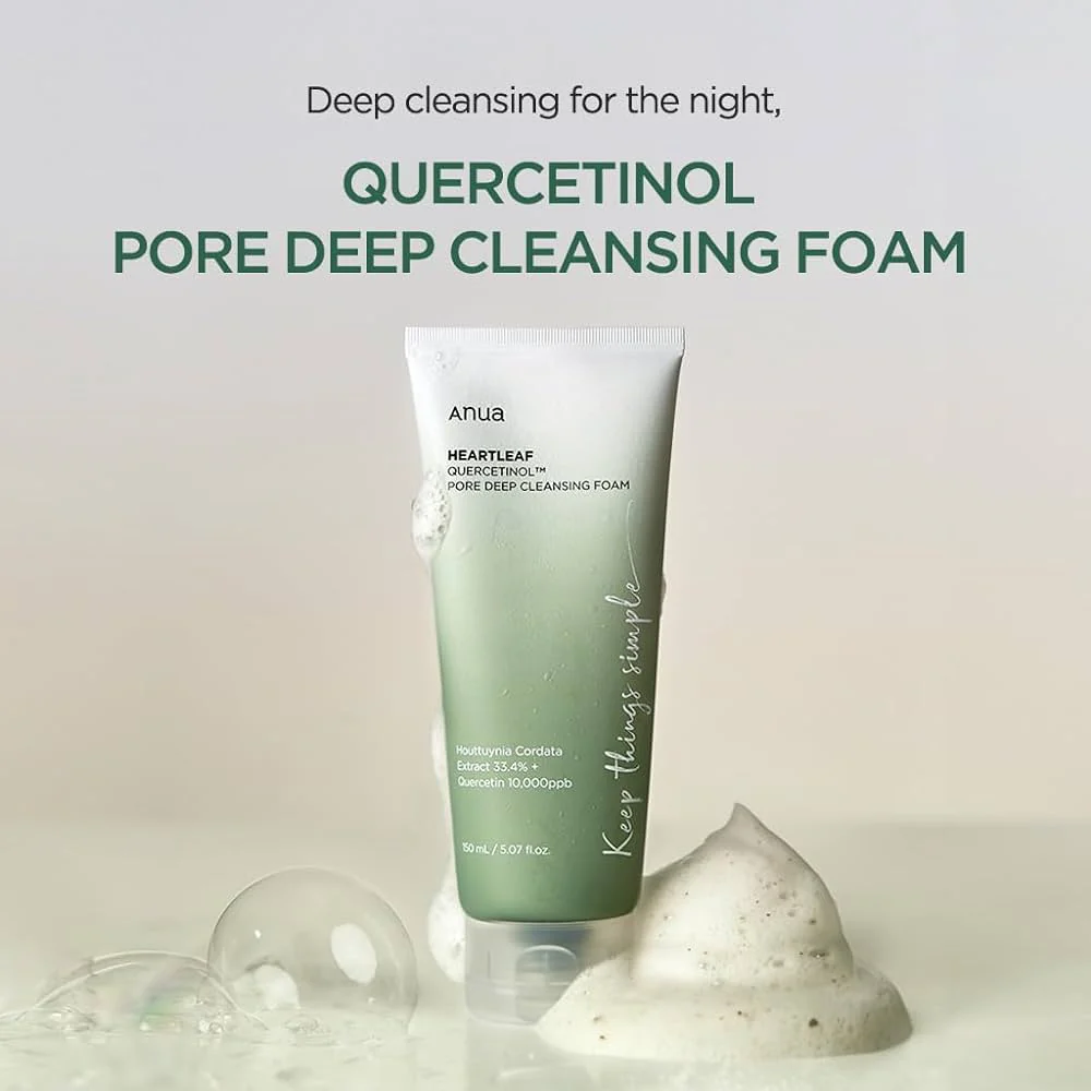 Anua Heartleaf Quercetinol Pore Deep Cleansing Foam 150 ml