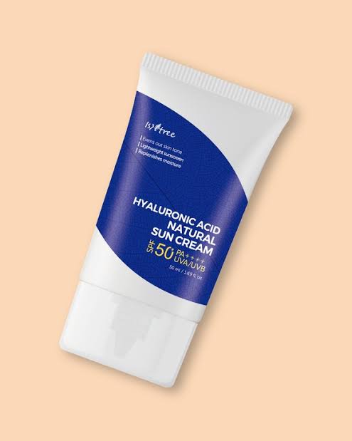 Isntree Hyaluronic Acid Natural Sun Cream SPF50+ PA++++ 50 ml