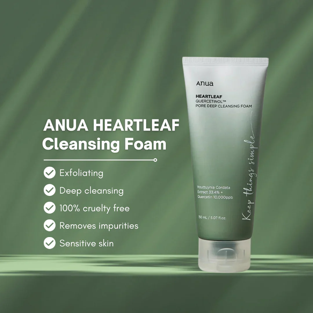 Anua Heartleaf Quercetinol Pore Deep Cleansing Foam 150 ml