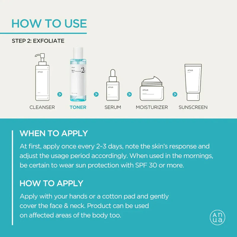 Anua BHA 2% Gentle Exfoliating Toner 150 ml