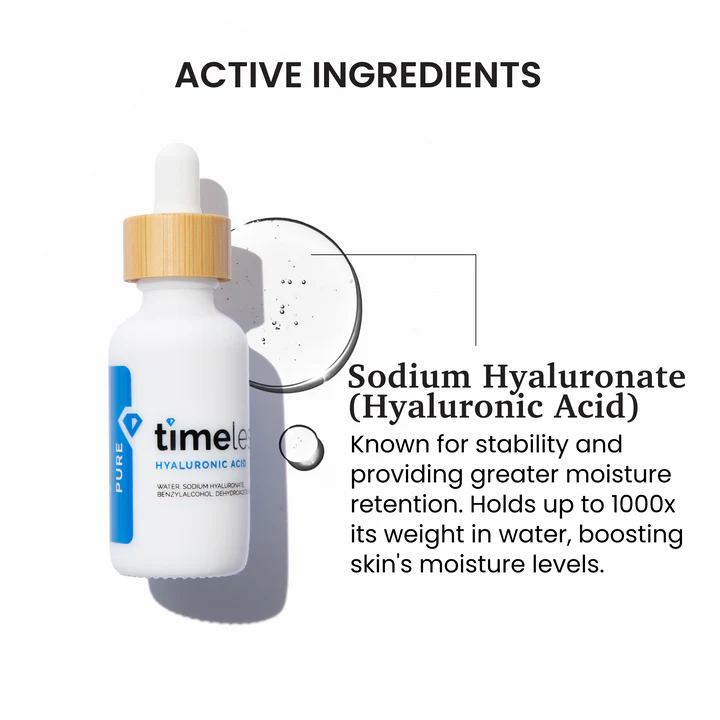 Timeless Skin Care Hyaluronic Acid 100% Pure Serum 30 ml