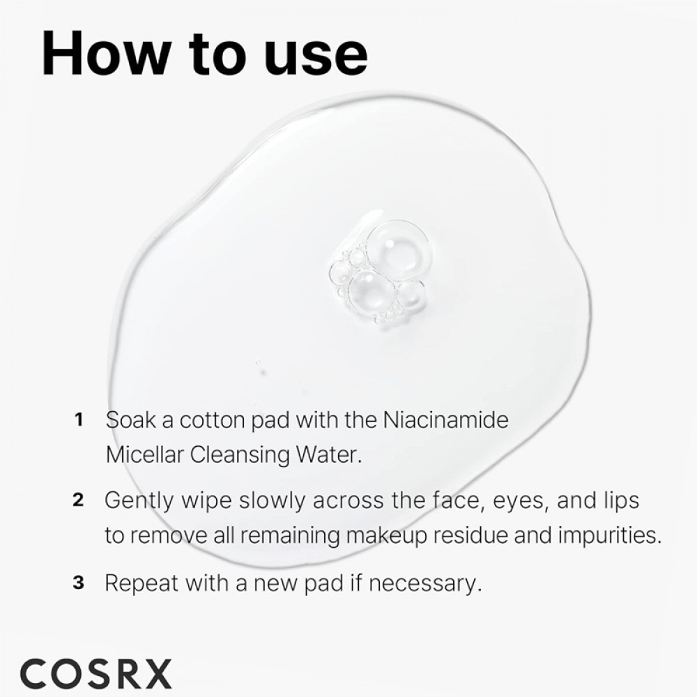 COSRX Low pH Niacinamide Cleansing Water 100 ml