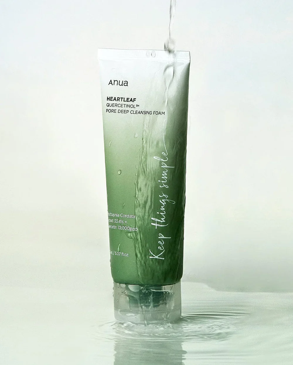 Anua Heartleaf Quercetinol Pore Deep Cleansing Foam 150 ml