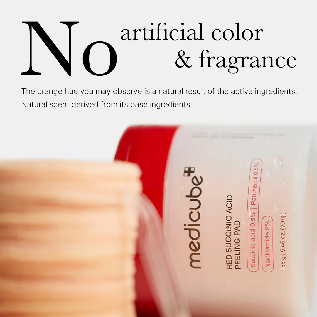 Medicube Red Succinic Acid Peeling Pad 70 pcs/155 g