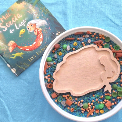 KIT Sensorial Mili A Sereia do lago + Livro