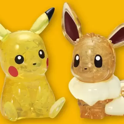 Crystal Puzzle Pikachu & Eevee