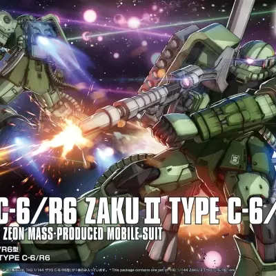 High Grade HG 1/144 MS-06C-6/R6 Zaku II Type C-6/R6