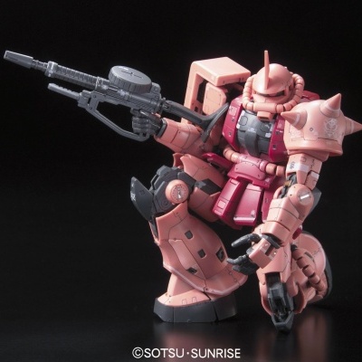 Real Grade MS-06S Zaku II Char Aznable Custom Model