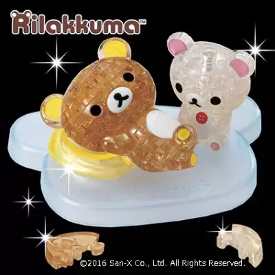 Crystal Puzzle Rilakkuma & Korilakkuma
