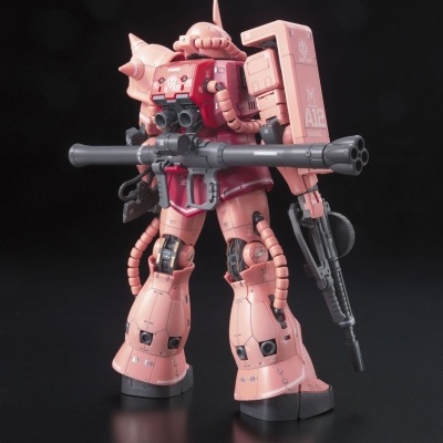 Real Grade MS-06S Zaku II Char Aznable Custom Model
