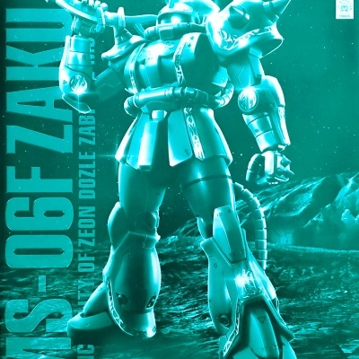 P-Bandai Master Grade MS-06F Dozle Zabi Zaku II