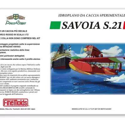 Porco Rosso Savoia S.21 Hydravion Prototype 1/72