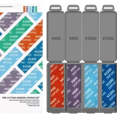 Durable Pre-Cut Sanding Sponge Set