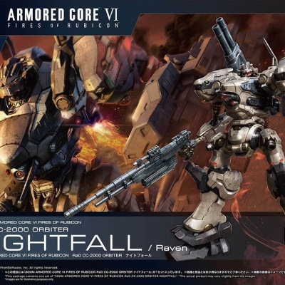 30MM Armored Core VI Fires of Rubicon RaD CC-2000 Orbiter Nightfall