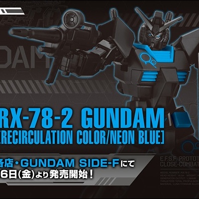 Limited Entry Grade 1/144 RX-78-2 Gundam [ECOPLA] Recirculation Color/Neon Blue