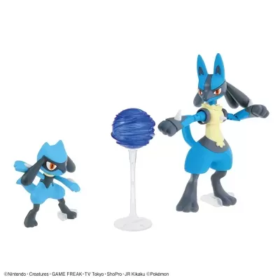 Pokemon Plamo Collection No.44 Select Series Riolu & Lucario