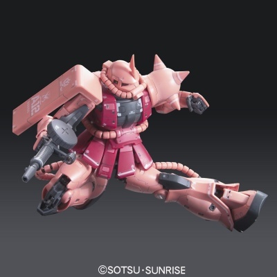 Real Grade MS-06S Zaku II Char Aznable Custom Model