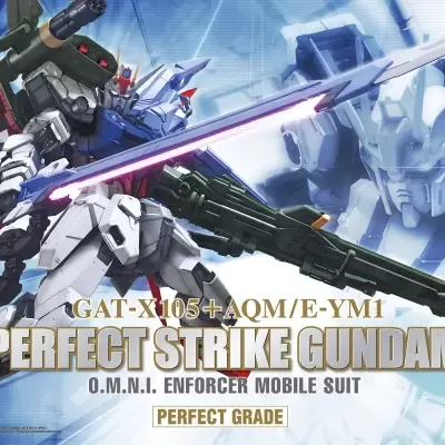 Perfect Grade GAT-X105 + AQM/E-YM1 Perfect Strike Gundam