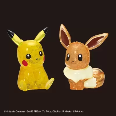 Crystal Puzzle Pikachu & Eevee