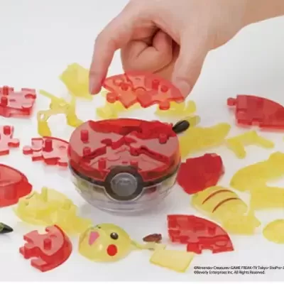 Crystal Puzzle Pikachu & Poke Ball