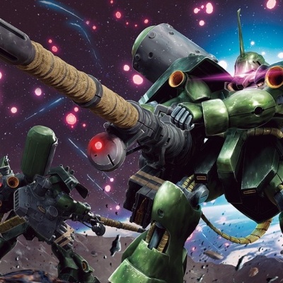 Bandai Gundam Side-F High Grade HG AMS-119 Geara Doga (Heavy Armed Type)