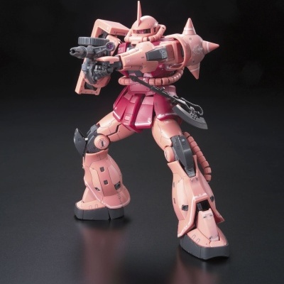 Real Grade MS-06S Zaku II Char Aznable Custom Model
