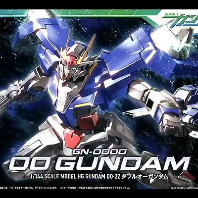 High Grade HG 1/144 GN-0000 00 Gundam