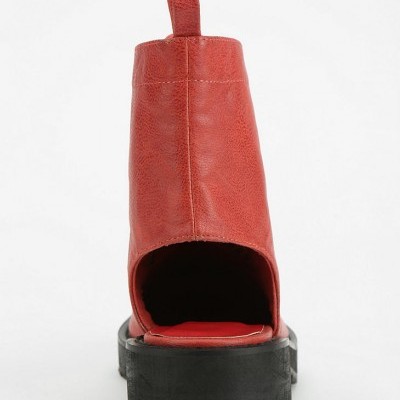 Deena & Ozzy Cutout Platform Ankle Boot