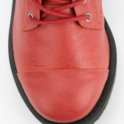 Deena & Ozzy Cutout Platform Ankle Boot