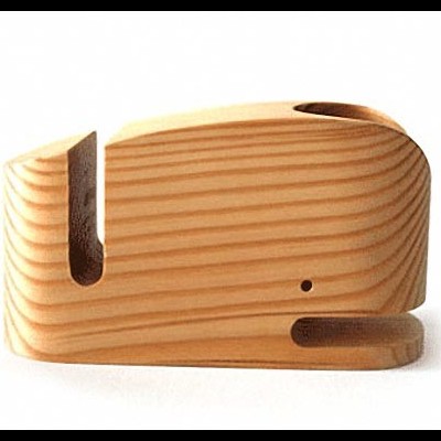 Wood Whale Desk Organizer