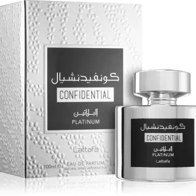 Lattafa Confidential Platinum Eau de Parfum 100m