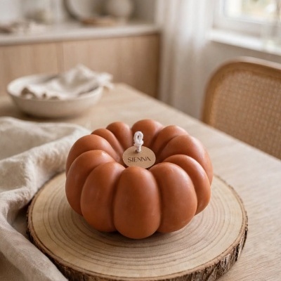 Pumpkin Candle | Vela perfumada decorativa