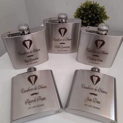 Garrafa " Padrinho / Cavalheiro de honra "