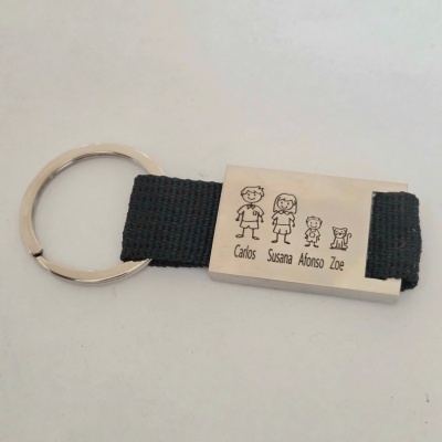 Porta chaves família