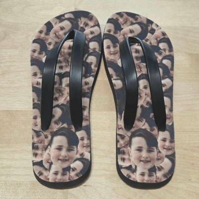 Chinelos personalizados com foto