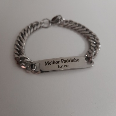 Pulseira em aço ( nova malha )