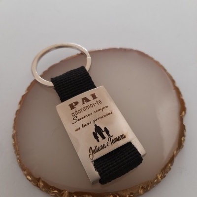 Porta chaves " Pai, seremos sempre as tuas princesas "